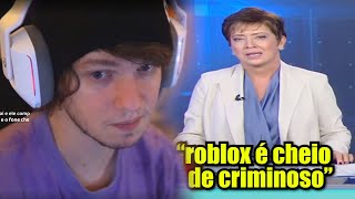 TV Record falando mal de Roblox [upl. by Leidag292]