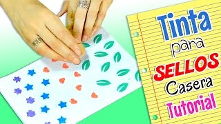 Tintas para Sellos Tintas para Scrapbook TUTORIAL [upl. by Mazurek]