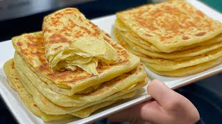 MSEMENS EXPRESS POUR DÉBUTANTS 🥞 CRÊPES FEUILLETÉES À LA POÊLE 👩🏻‍🍳 Deli Cuisine [upl. by Peckham105]