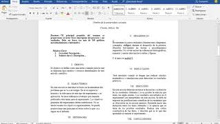 Como crear un articulo científico para proyectos o tareas WORD Nivel Ingeniería [upl. by Evvy]