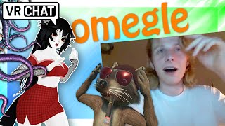 ANIME GIRL ATTACKED BY TENTACLES but its OMEGLE featuring Resnauv  VRCHAT [upl. by Notlem]