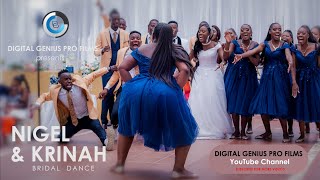 Nigel amp Krinah Bridal Entrance AFRICAN WEDDING DANCE [upl. by Hayes161]