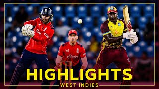 Final Over Finish  Highlights  West Indies v England  3rd T20I [upl. by Dilisio]