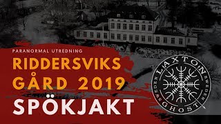 SPÖKJAKT – RIDDERSVIKS GÅRD STOCKHOLM [upl. by Aisatsanna]