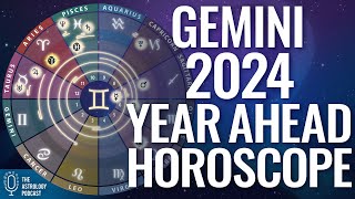 Gemini 2024 Horoscope ♊ Year Ahead Astrology [upl. by Osgood]