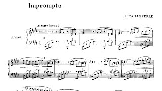 Germaine Tailleferre Impromptu 1909 [upl. by Leary]