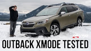 2020 Subaru Outback XMode Offroad and Snow Test [upl. by Annerol255]