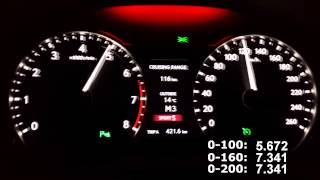 Lexus gs350 F Sport 2013 acceleration from 0200 [upl. by Sugden]