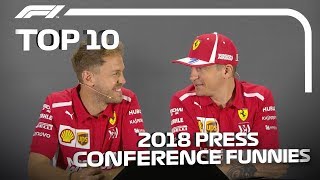 Top 10 Funniest Press Conference Moments Of 2018 [upl. by Engle53]