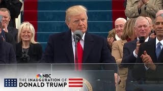 President Donald Trumps Inaugural Address Full Speech  NBC News [upl. by Enovi109]