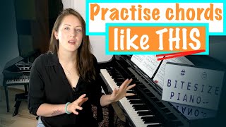 THE BEST WAY TO PRACTISE PIANO CHORDS  Chord Practise Exercises [upl. by Amlez573]