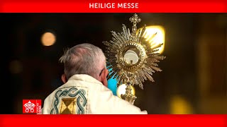 06 Juni 2021 Heilige Messe Heiligen Leibes und Blutes Christi  Predigt Papst Franziskus [upl. by Sigismond236]