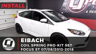 Focus ST Install Set of Eibach ProKit Coil Springs [upl. by Pond]