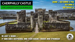 Caerphilly Castle  The Largest in Wales 2nd in Britain [upl. by Milzie]