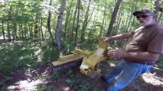 Rock Rake Tractor Implement Overview [upl. by Cerelia]