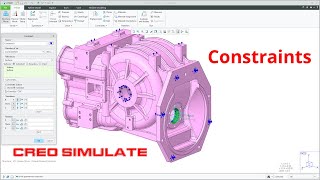 Creo Simulate  Constraints [upl. by Lilaj]