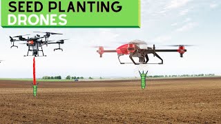 Top 5 Agricultural Drones that Spread Seeds  Forestation Drones [upl. by Zinnes]