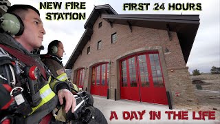 First 24 Hours in a New Fire Station  A Day in the Life [upl. by Neelyam]