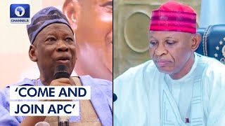 Ganduje Invites Gov Yusuf Kwankwaso To APC [upl. by Trudy]