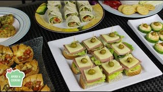 Finger Food Ideas Recipes  Episode 129  Amina is Cooking [upl. by Gosnell35]