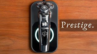 Philips Norelco S9000 Prestige electric shaver review comparison and howto  DHRME 62 [upl. by Airdnna]