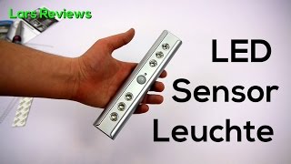 Lars Reviews  Livarno Lux LED Sensor Leuchte Lidl Deutsch HD [upl. by Feil]