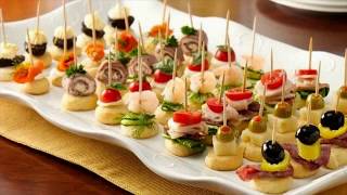 Christmas amp New Year Party Appetizers Finger Food Recipes amp Ideas [upl. by Reve]