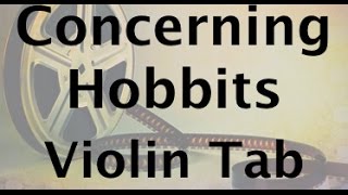 Learn Concerning Hobbits on Violin  How to Play Tutorial [upl. by Telimay]