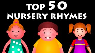 Top 50 Rhymes For Kids  Nursery Rhymes Collection For Children [upl. by Akeim550]