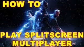 Star Wars Battlefront 2 How to Play Multiplayer SplitScreen CoOp [upl. by Amos413]