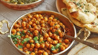 Chana Masala Recipe • Chickpea Curry Recipe • Chole Bhature Recipe • How To Make Chickpeas Recipe [upl. by Mclain]