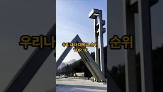 대한민국 최고의 대학교는 어디일까 TOP 10 [upl. by Danyluk300]