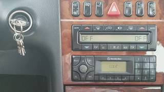 How To Unlock A Mercedes Radio [upl. by Wain]