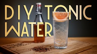 Truly UNIQUE Gin amp Tonic  How to Make HOMEMADE Tonic Water [upl. by Nosydam]