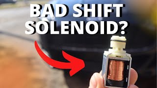 SYMPTOMS OF A BAD TRANSMISSION SHIFT SOLENOID [upl. by Rehpinej]