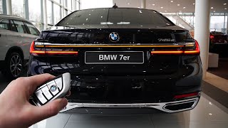 2020 BMW 7 Series 745e 394hp  Sound amp Visual Review [upl. by Sirapal]