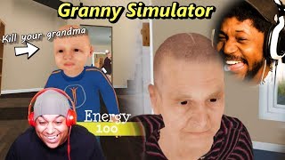 DYING OF LAUGHTER FROM THIS GAME  Granny Simulator w Dashie [upl. by Zed]