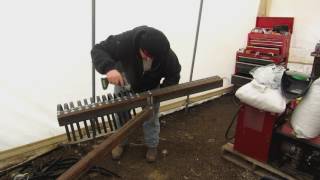 DIY Landscape Rake build DAY 2 Cat 01 [upl. by Violetta]