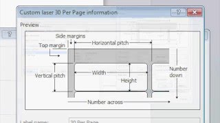 How To Make Custom Label Templates In Microsoft Word [upl. by Udall105]