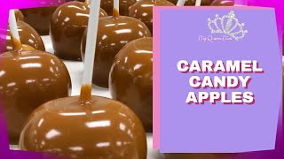 How to make CARAMEL Candy Apples [upl. by Oreves]