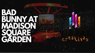 BAD BUNNY  MADISON SQUARE GARDEN LIVE  X100PRE TOUR [upl. by Ryder]