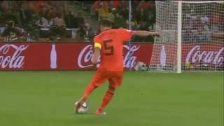 Giovanni Van Bronckhorst long shot goal vs Uruguay [upl. by Slavic12]