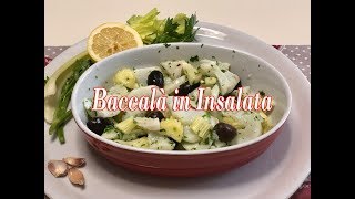 Insalata di Baccalà  Ricetta Fresca e Leggera [upl. by Leopold84]