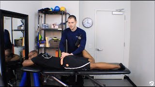 Piriformis Static Manual Release [upl. by Aliuqa]