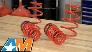 20152017 Mustang Eibach Sportline Lowering Spring Kit GT Review amp Install [upl. by Hayilaa]