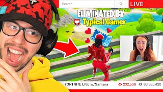 I Stream Sniped My Girlfriend She RAGED Fortnite [upl. by Talbott737]