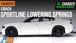 20112021 Charger RWD Eibach Sportline Lowering Springs Review amp Install [upl. by Aridan]