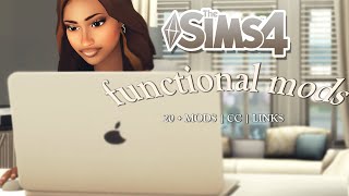 Realistic and Functional Mods You Need to Try Now Mods amp CC w Links  The Sims 4 Mods [upl. by Cristiano]