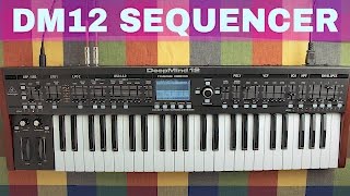 BEHRINGER DEEPMIND 12 SEQUENCER TUTORIAL [upl. by Flosi]