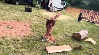 A fabulous range of wooden sculpture at Caerleon festival 2024 [upl. by Sherry986]